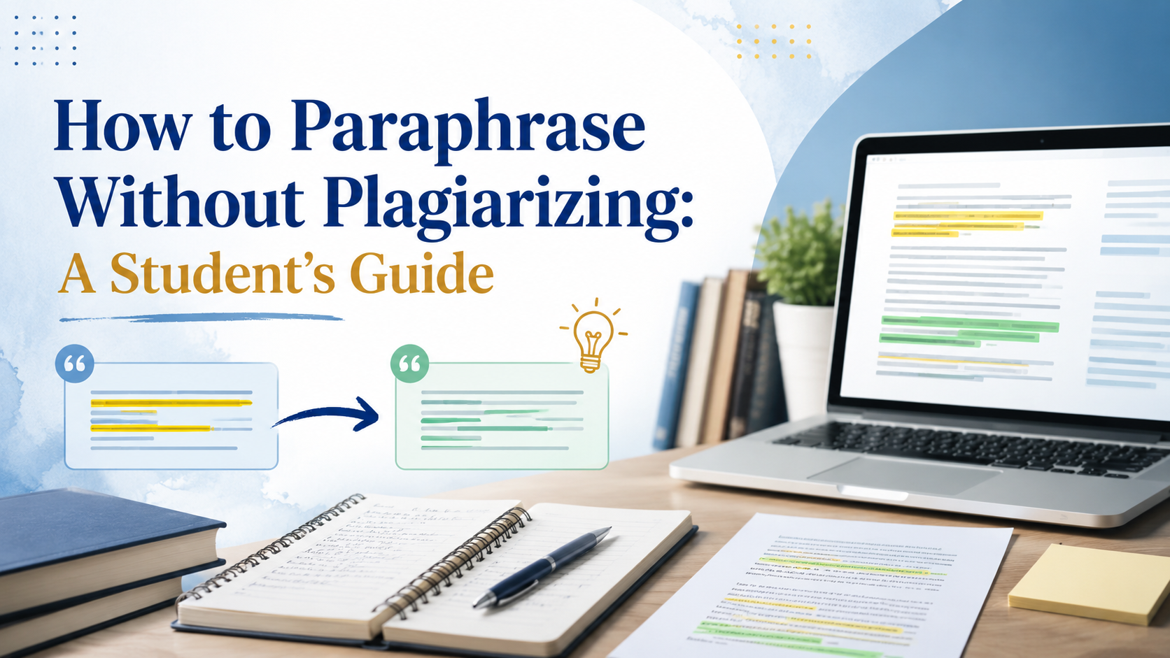 How to Paraphrase Without Plagiarizing: A Student’s Guide